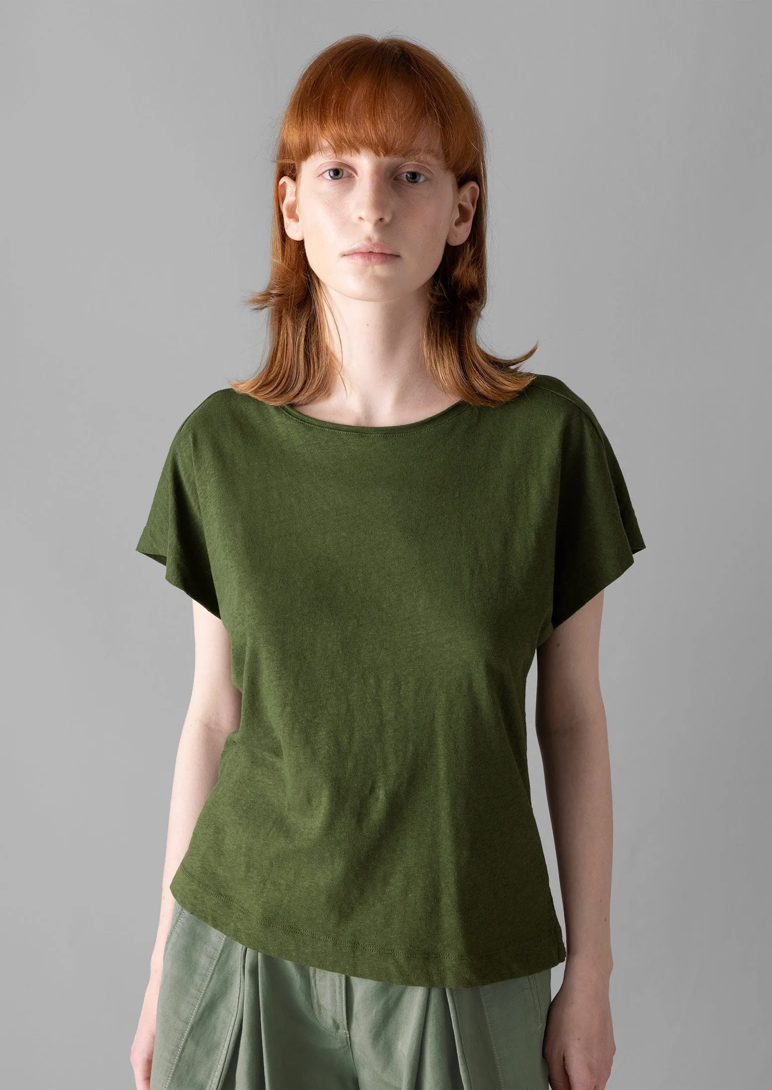 Crew Neck Cotton Hemp Tee | Propagator Green sold by TOAST product image thumbnail 2