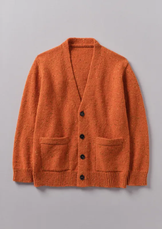 V-Neck Donegal Wool Cardigan | Wild Carrot sold by TOAST