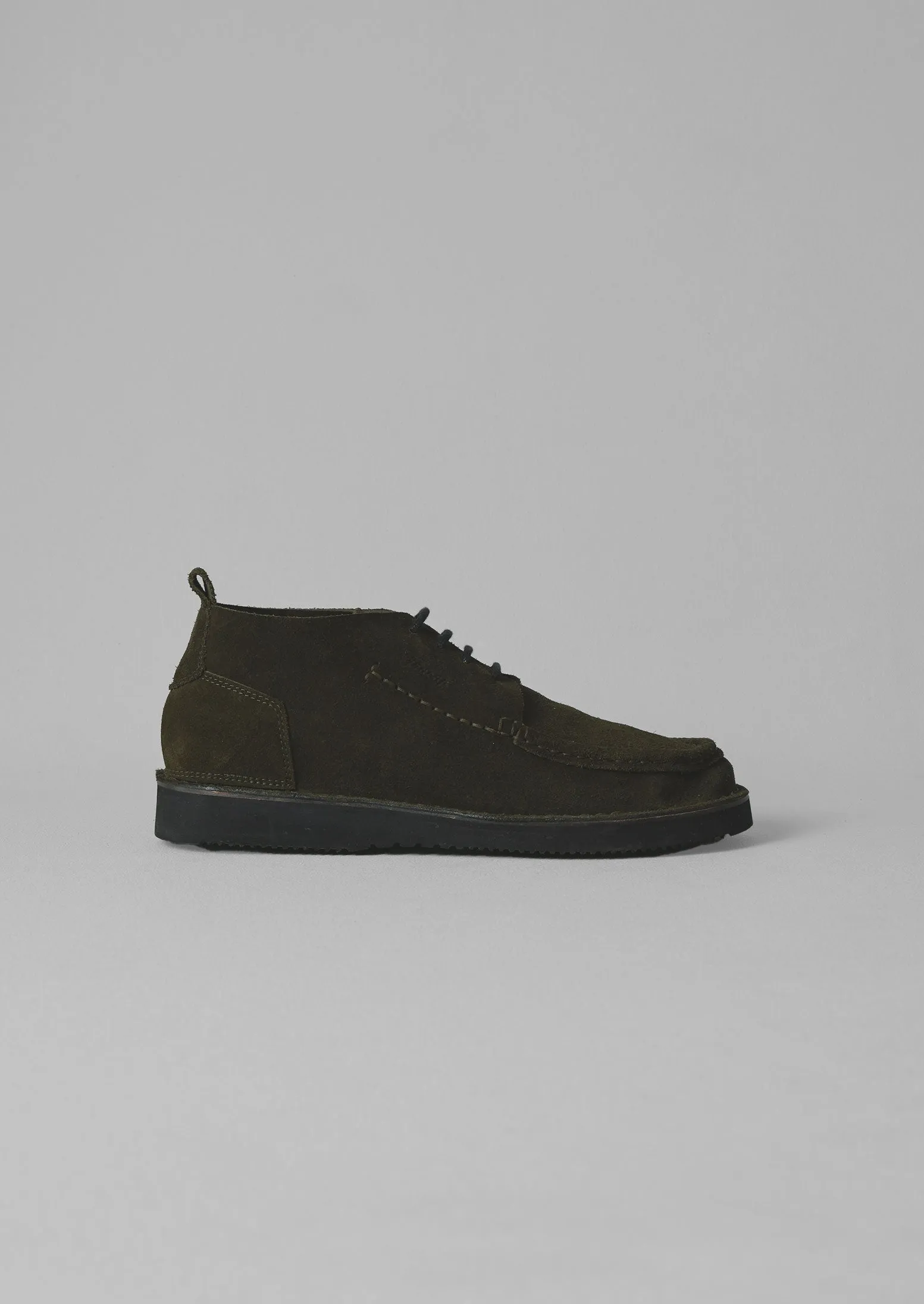 Fracap Suede Camp Shoes | Olive sold by TOAST product image thumbnail 4