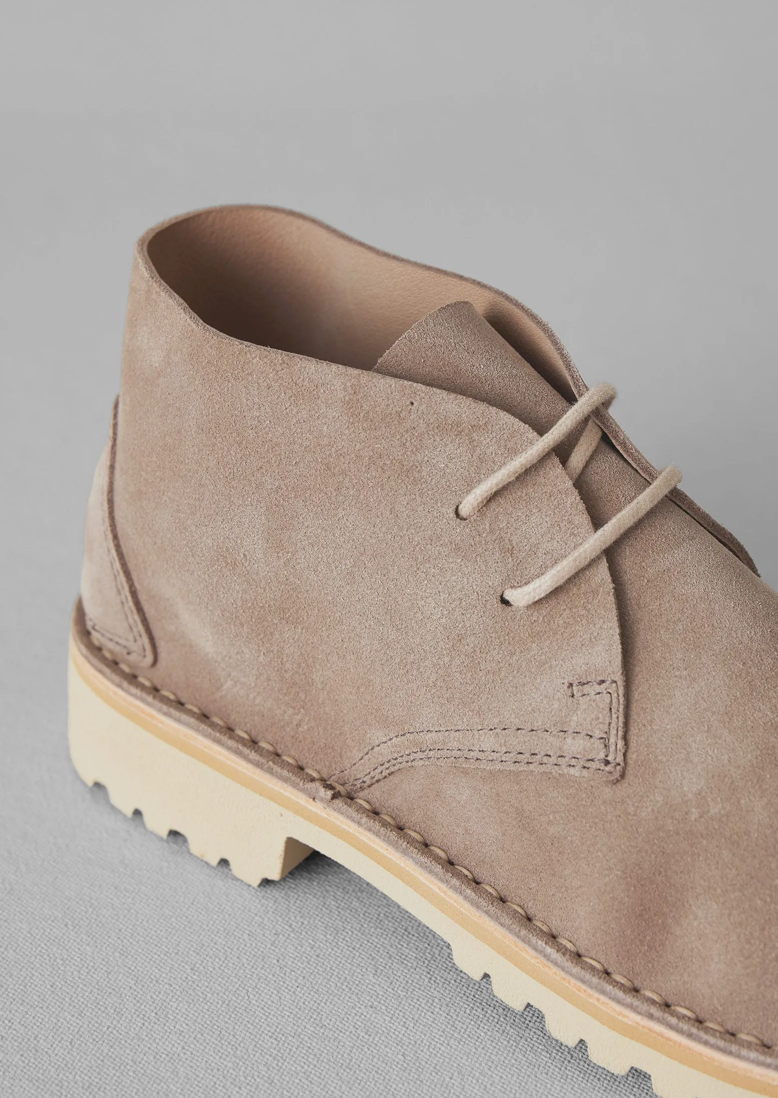 Fracap Suede Desert Boots | Sand sold by TOAST product image thumbnail 4