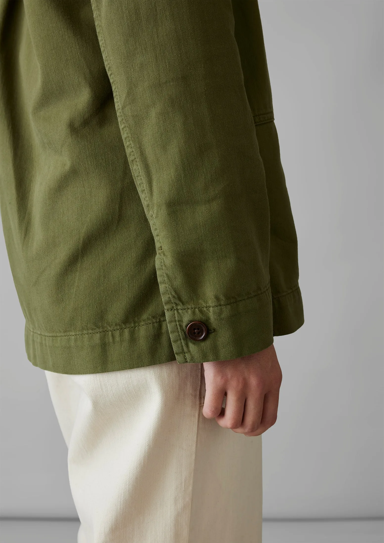 Garment Dyed Denim Shirt | Artichoke sold by TOAST product image thumbnail 5