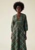 Astrid Check Seersucker Dress | Oil/Sea Green sold by TOAST