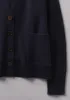 Wool Cashmere Boxy Cardigan | Darkest Navy sold by TOAST