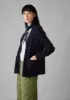 Wool Cashmere Boxy Cardigan | Darkest Navy sold by TOAST