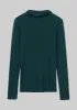 Aster Wool Lyocell High Neck Tee | Dark Green sold by TOAST