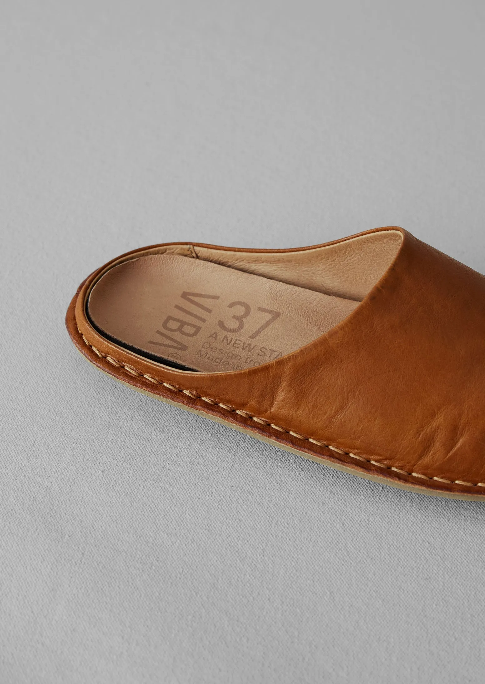 Vibae Roma Leather Mules | Tan sold by TOAST product image thumbnail 2