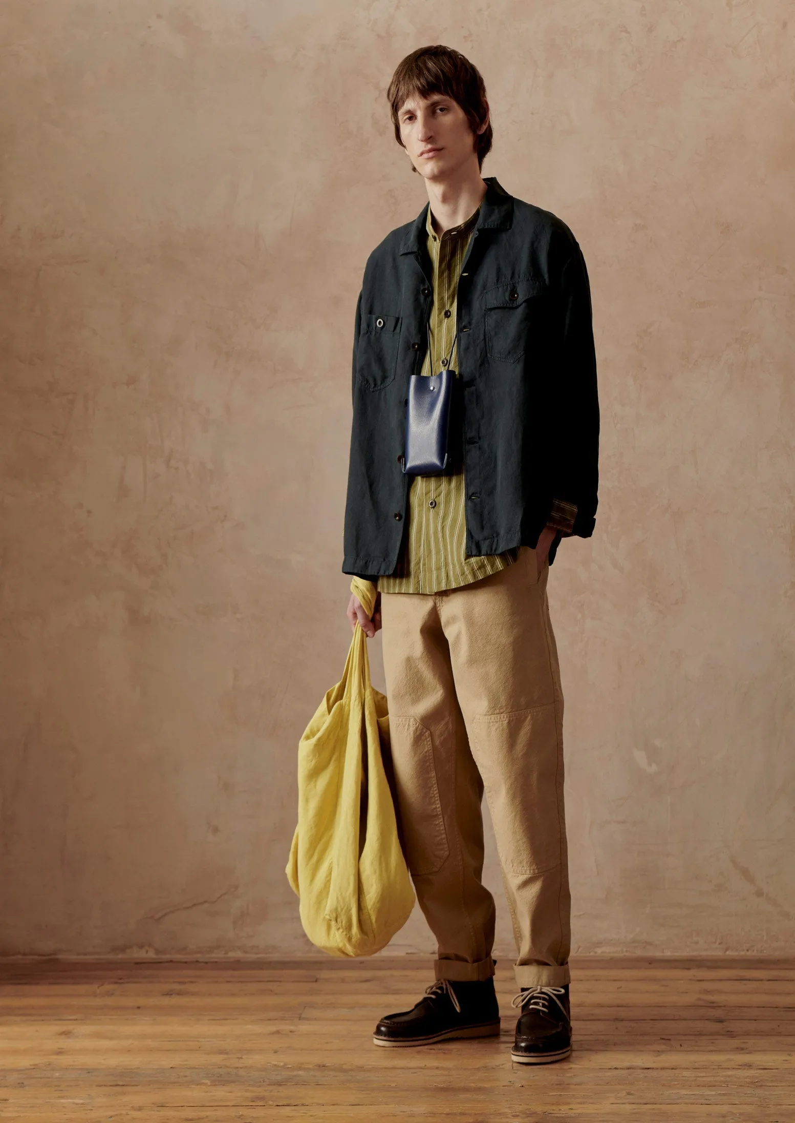 Cotton Canvas Tapered Trousers | Canvas sold by TOAST product image thumbnail 2