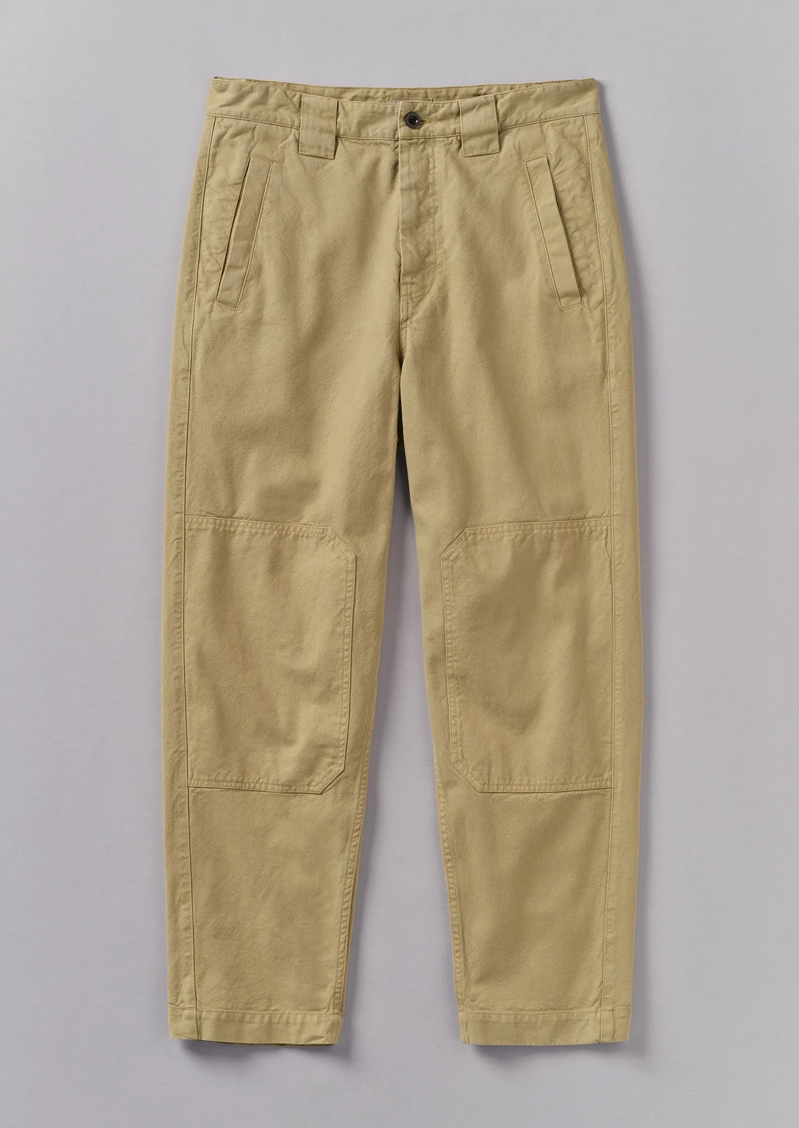 Cotton Canvas Tapered Trousers | Canvas sold by TOAST