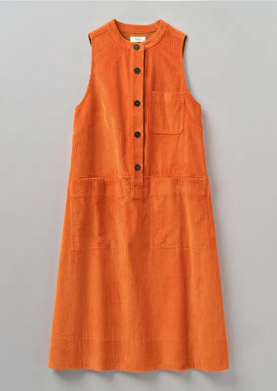 Organic Cord Sleeveless Tunic Dress | Auburn sold by TOAST