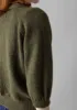 Half Sleeve Fine Alpaca Cardigan | Dark Olive sold by TOAST