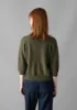 Half Sleeve Fine Alpaca Cardigan | Dark Olive sold by TOAST
