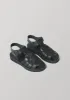 Fracap Ola Sandals | Black sold by TOAST