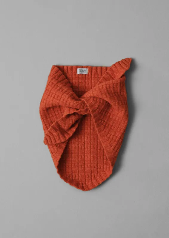 Knitted Wool Bandana | Ember sold by TOAST