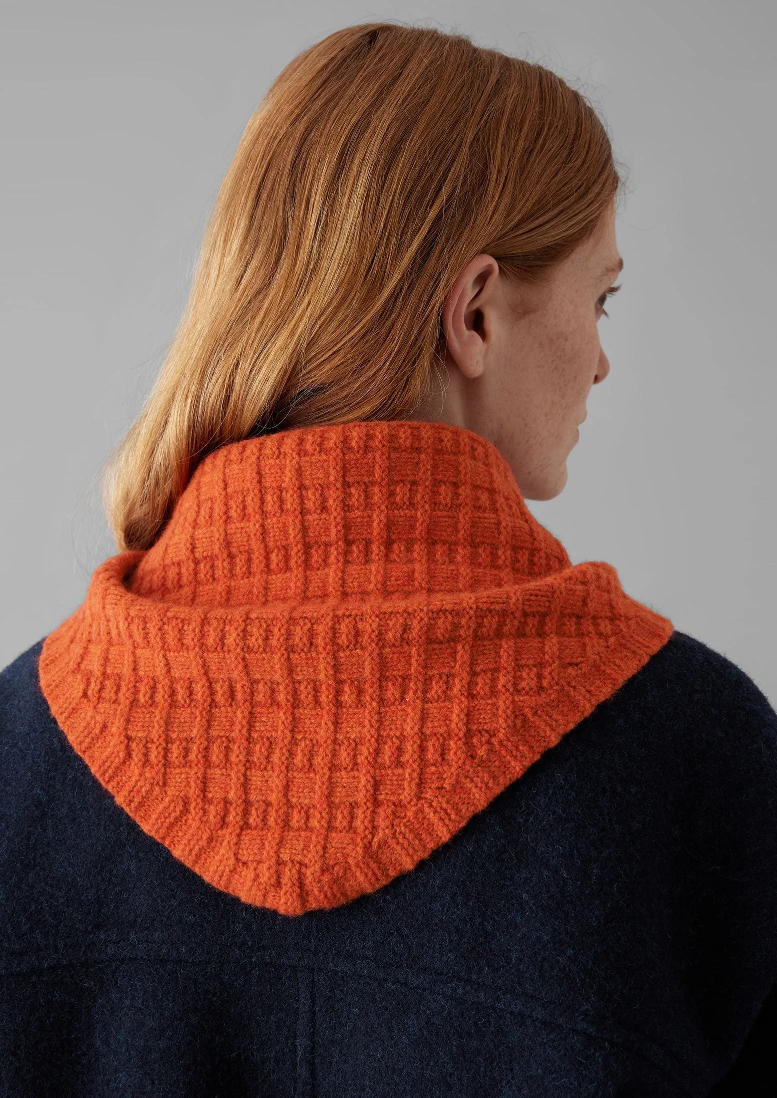 Knitted Wool Bandana | Ember sold by TOAST product image thumbnail 3