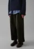 Organic Cord Pleat Front Trousers | Seaweed sold by TOAST