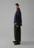 Organic Cord Pleat Front Trousers | Seaweed sold by TOAST