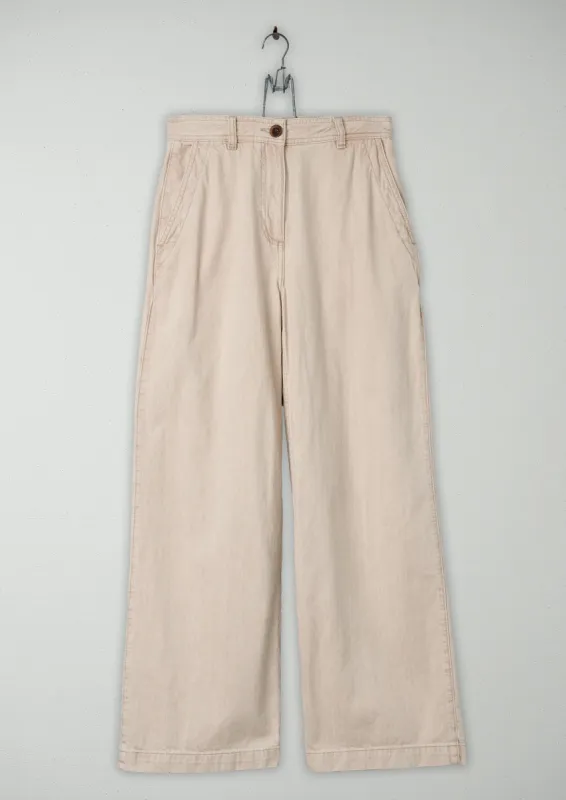 Reworn Flat Front Trousers Size 8 (229) | Clay sold by TOAST