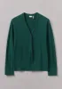 Half Placket Cotton Linen Tee | Deep Teal sold by TOAST