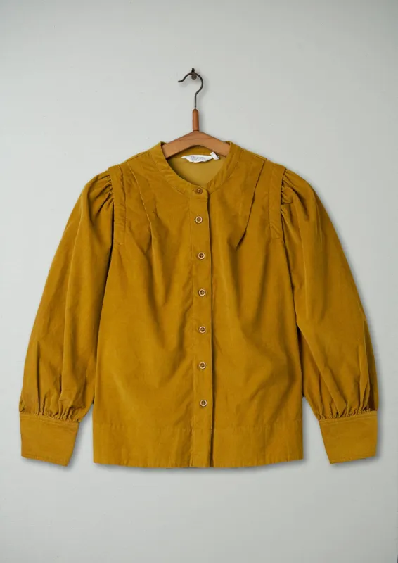 Reworn Needlecord Shirt Size 6 (209) | Golden Buff sold by TOAST