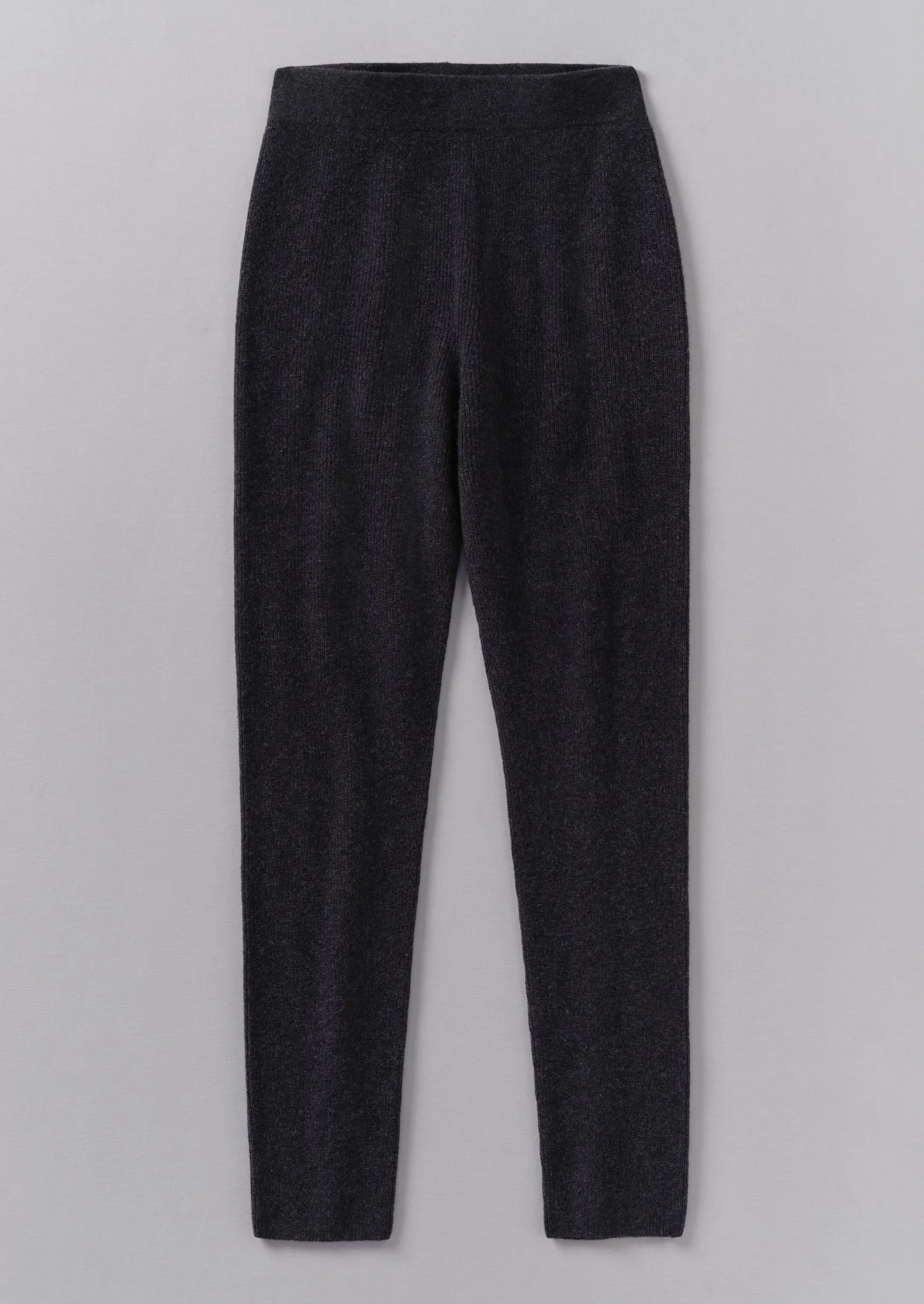 Recycled Cashmere Slim Leg Trousers | Charcoal sold by TOAST