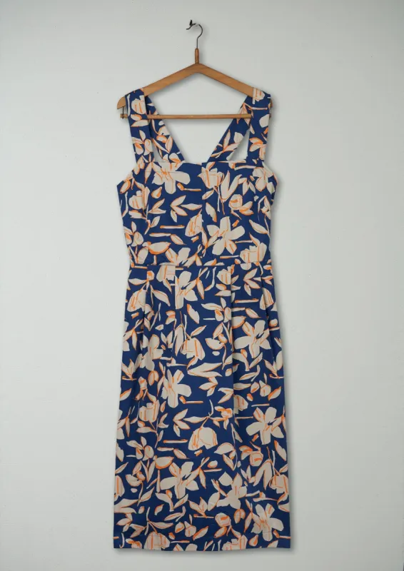 Reworn Cotton Floral Print Dress Size 18 (488) | River Blue sold by TOAST