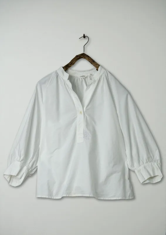 Renewed Cotton Oxford Easy Shirt Size M (54) | White sold by TOAST