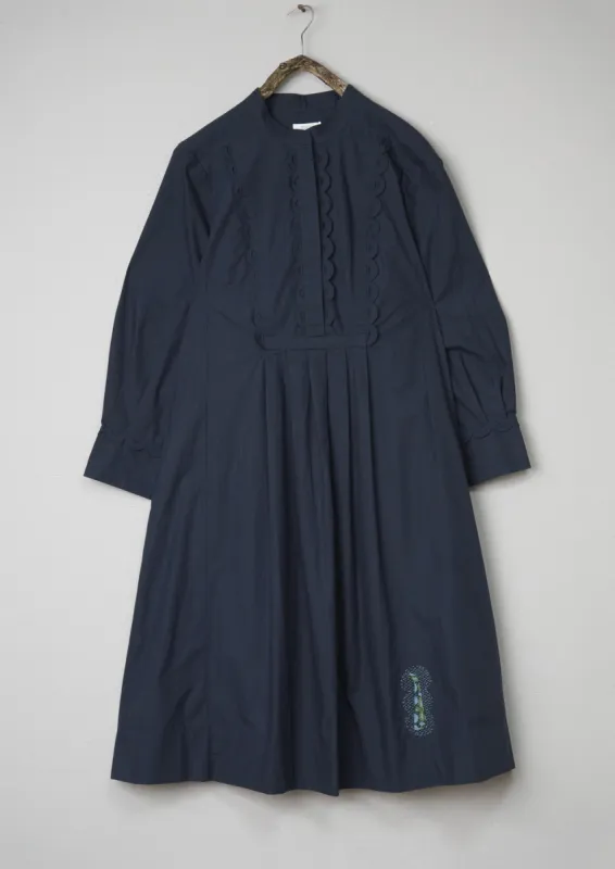 Renewed Broderie Anglaise Cotton Dress Size 16 (077) | Slate sold by TOAST