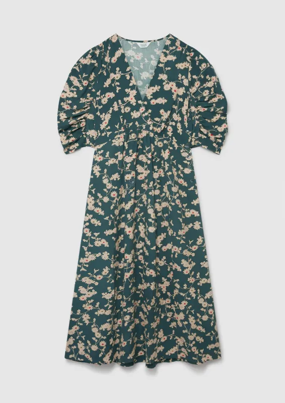 Renewed Trailing Floral Dress Size 8 | Irone Stone sold by TOAST