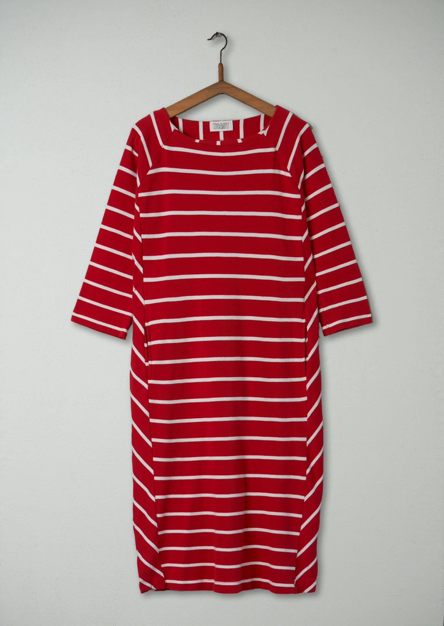 Reworn Stripe Dress Size 14 (515) | Multi sold by TOAST