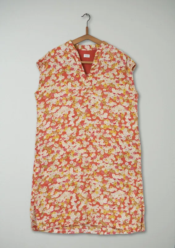 Reworn Kisawa Print Nightie Size XS (037) | Multi made by TOAST