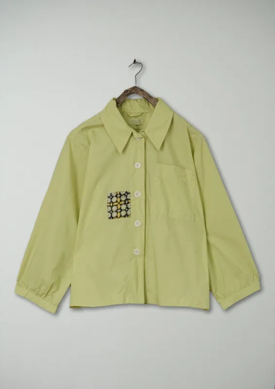 Renewed Poplin Patch Pocket Shirt Size 18 (50) | Pistachio sold by TOAST