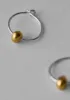 Sally Lacock Seed Hoop Earrings | Silver/Gold sold by TOAST