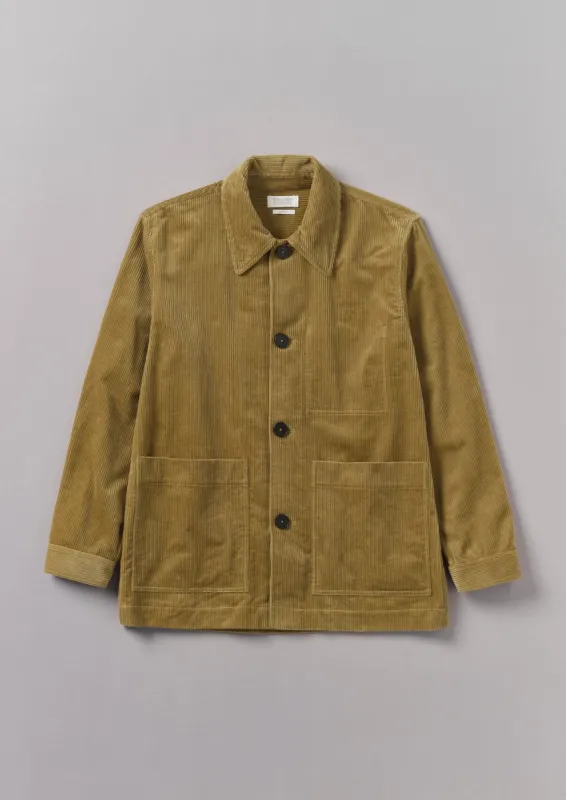 Organic Cord Point Collar Jacket | Golden Sand sold by TOAST