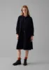 Panelled Organic Needlecord Dress | Navy sold by TOAST