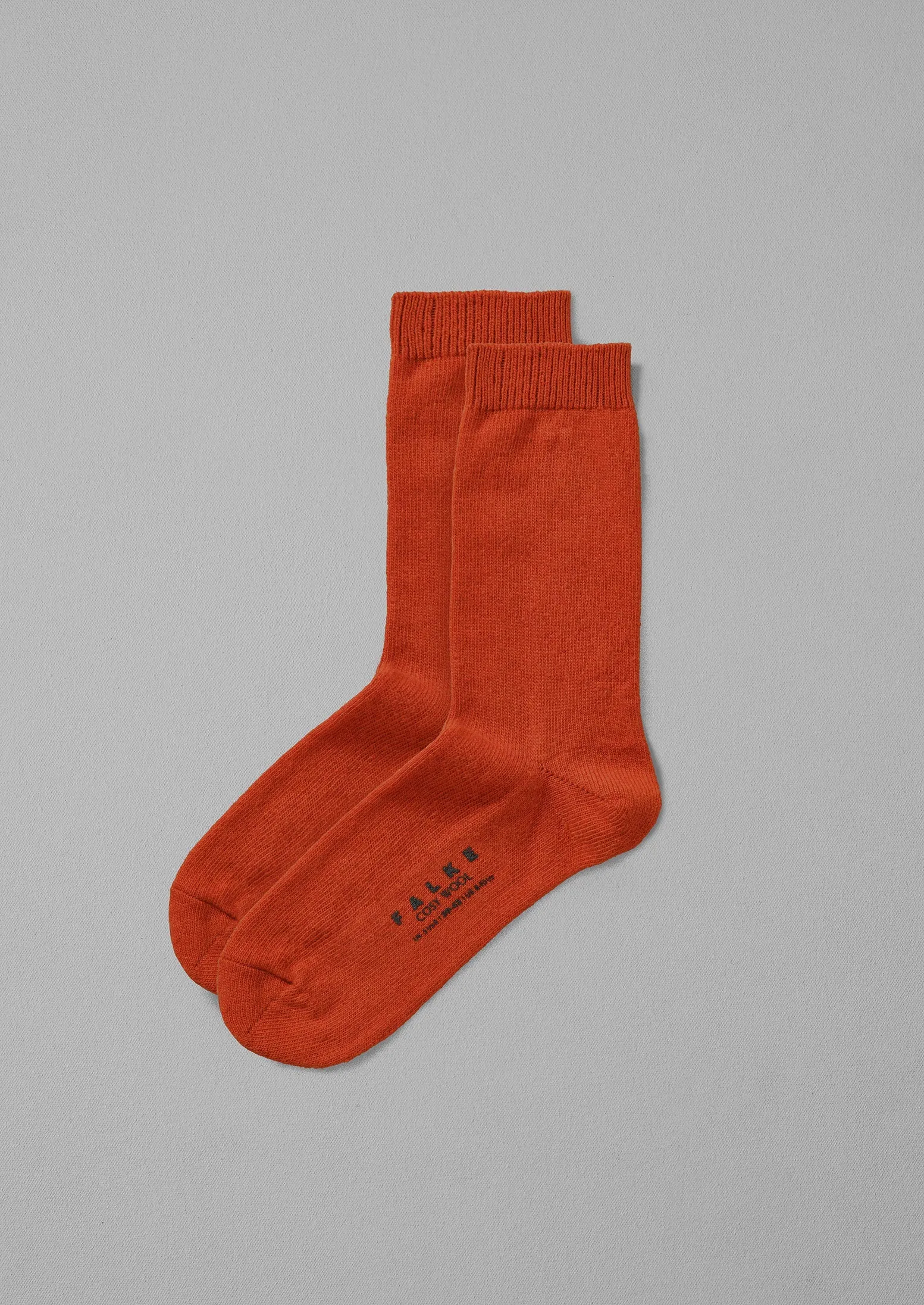 Falke Cosy Wool Socks | Orange sold by TOAST