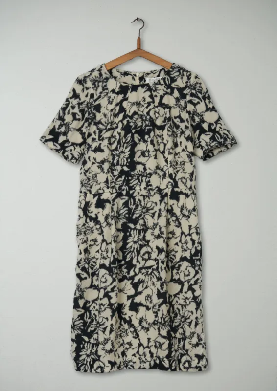 Reworn Inked Floral Dress Size 10 (519) | Multi sold by TOAST
