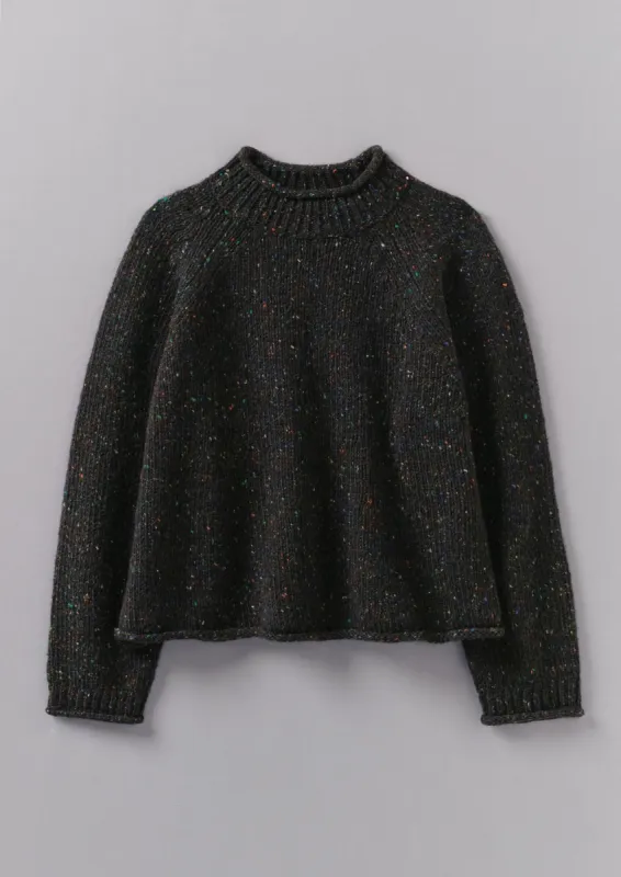 Orla Donegal Wool Sweater | Galaxy sold by TOAST