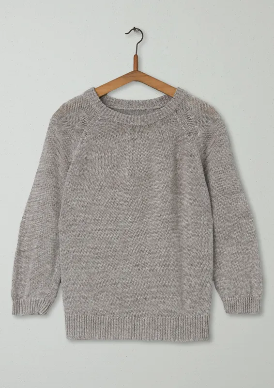 Reworn Linen Knit Sweater Size M (168) | Oatmeal sold by TOAST