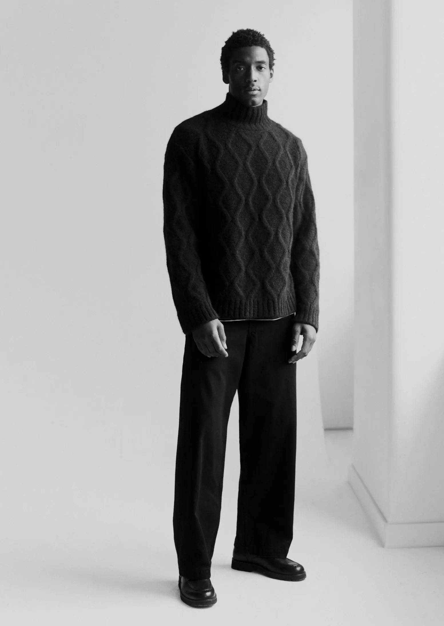 Straight Leg Denim Trousers | Black sold by TOAST product image thumbnail 2