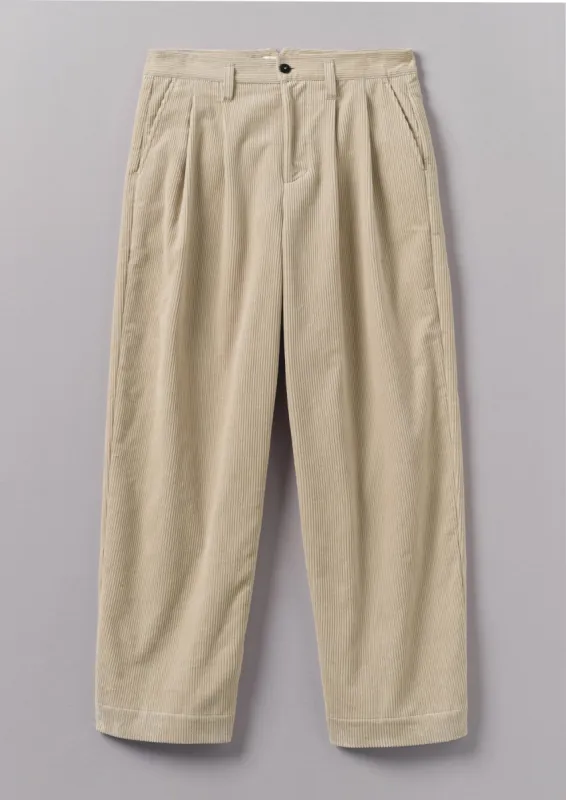 Bill Organic Cord Wide Leg Trousers | Moonstone made by TOAST