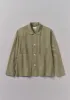 Soft Organic Cord Relaxed Shirt | Green Stone sold by TOAST