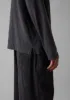 Soft Organic Cord Lounge Trousers | Charcoal sold by TOAST