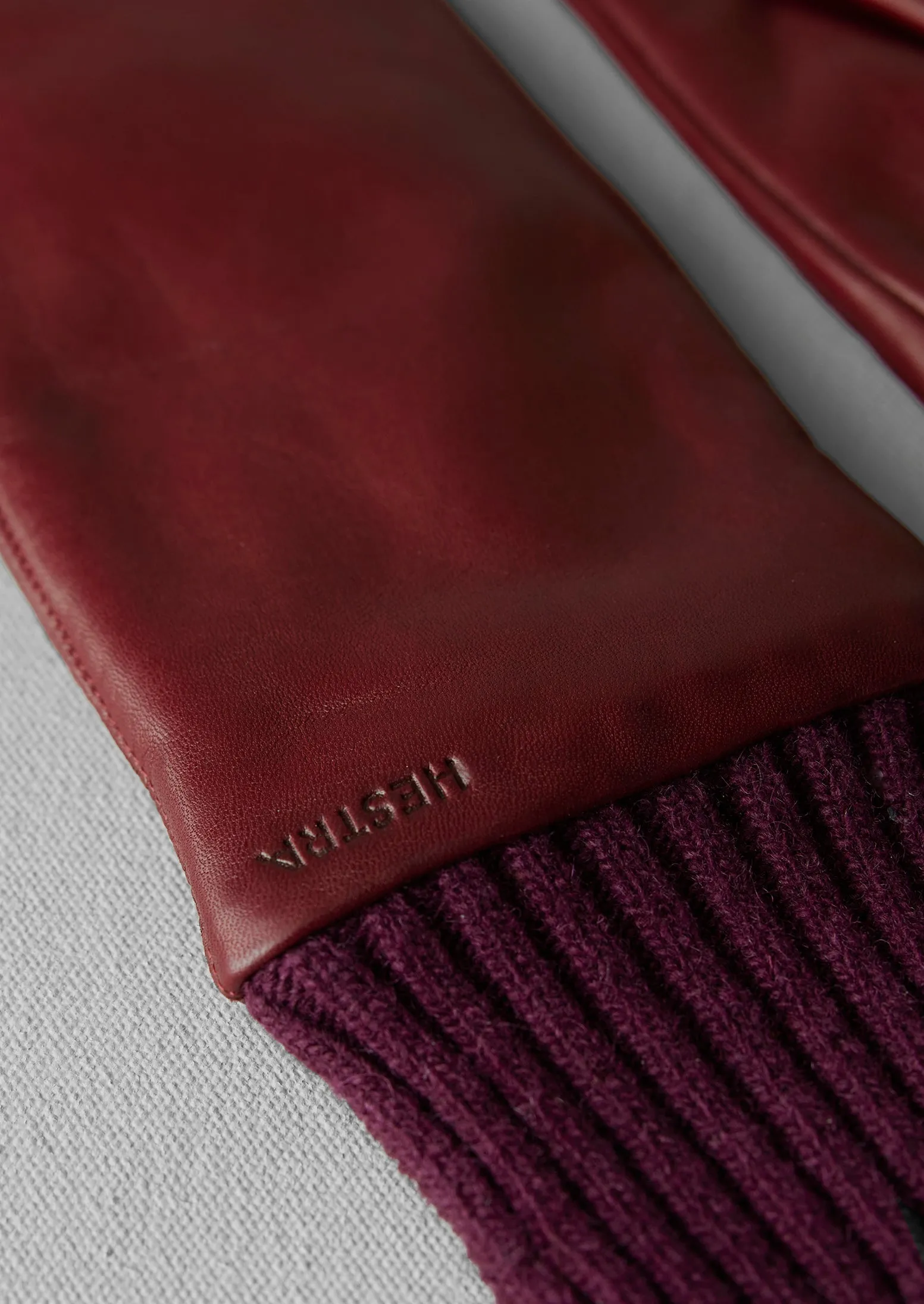 Hestra Tina Leather Mittens | Red sold by TOAST product image thumbnail 2