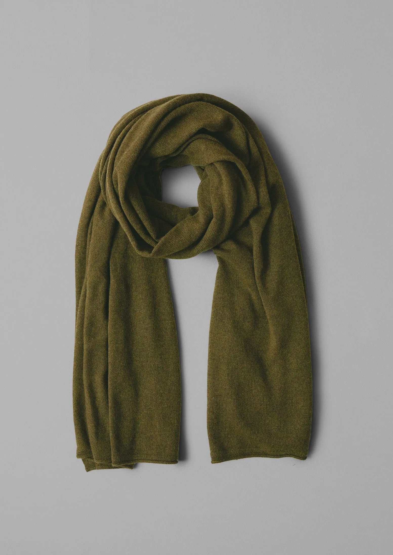 Cashmere Wool Wrap Scarf | Olive sold by TOAST