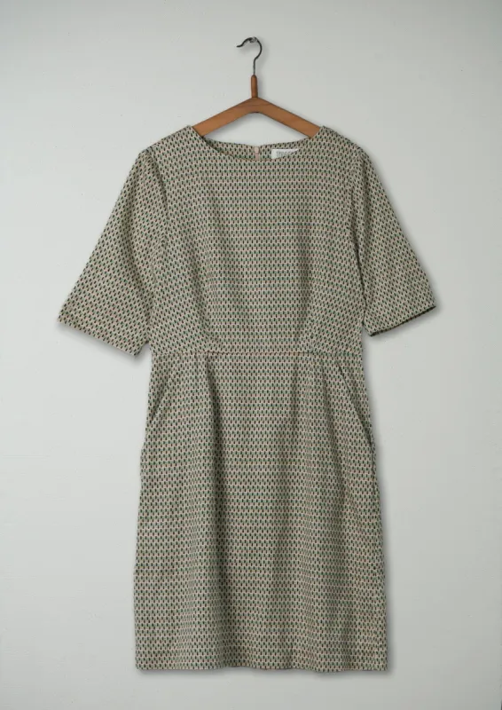 Reworn Geo Dress Size 12 (508) | Multi sold by TOAST