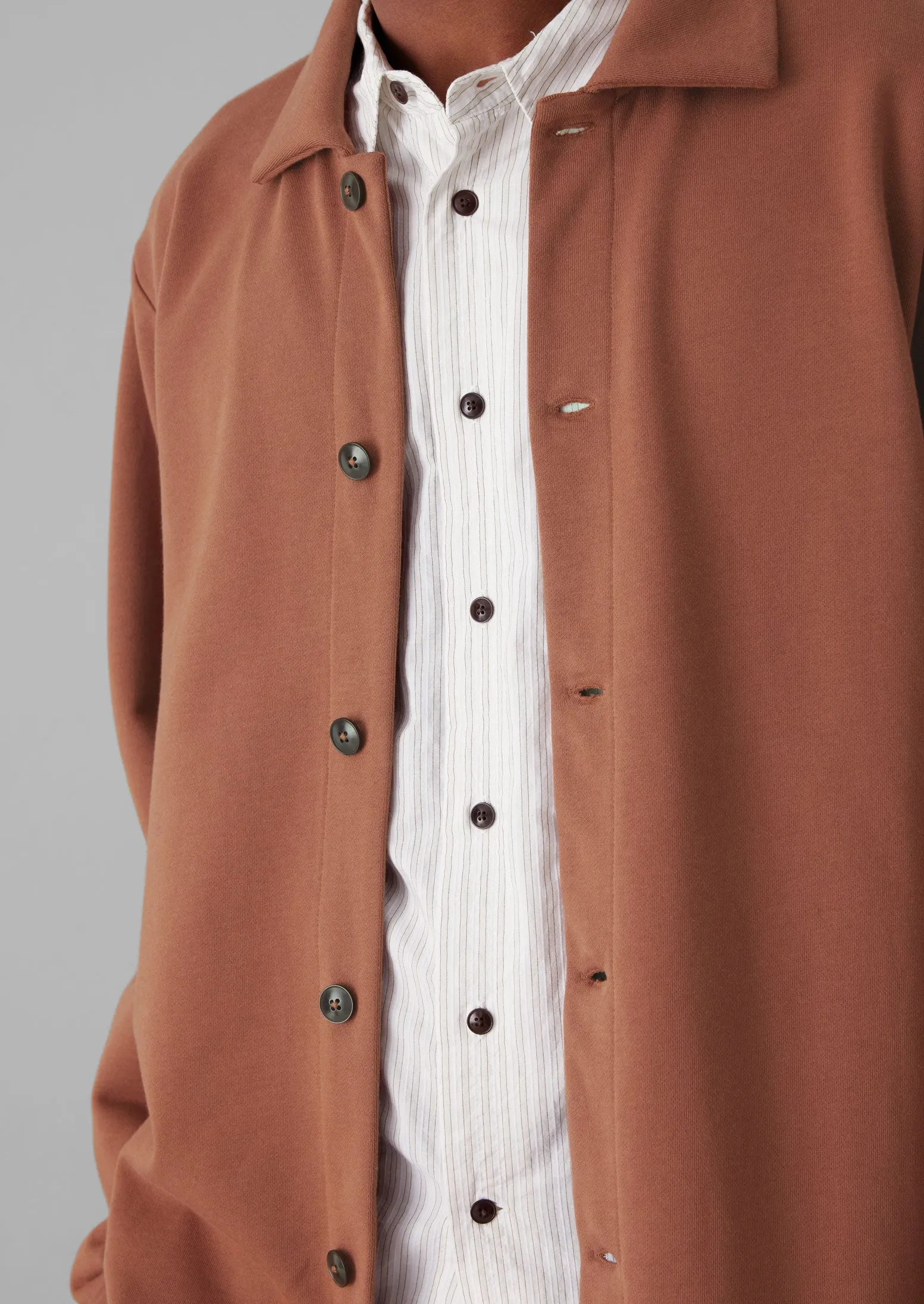 Loopback Organic Cotton Jersey Shirt | Red Granite sold by TOAST product image thumbnail 3