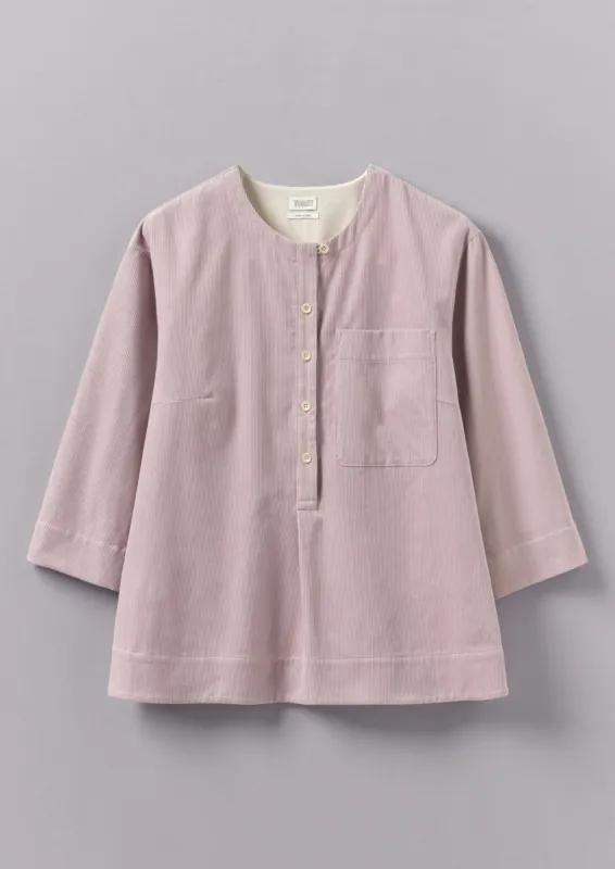 Organic Cord Patch Pocket Shirt | Wood Lilac sold by TOAST