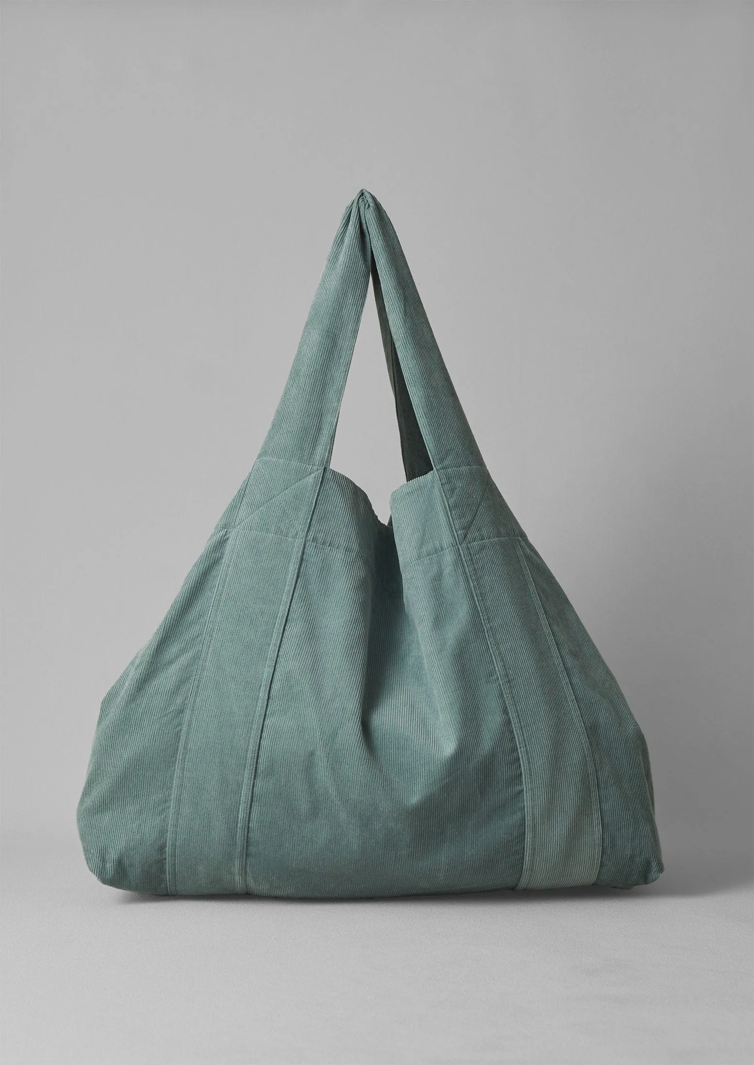 Organic Cord Lounge Bag | Dusty Blue sold by TOAST