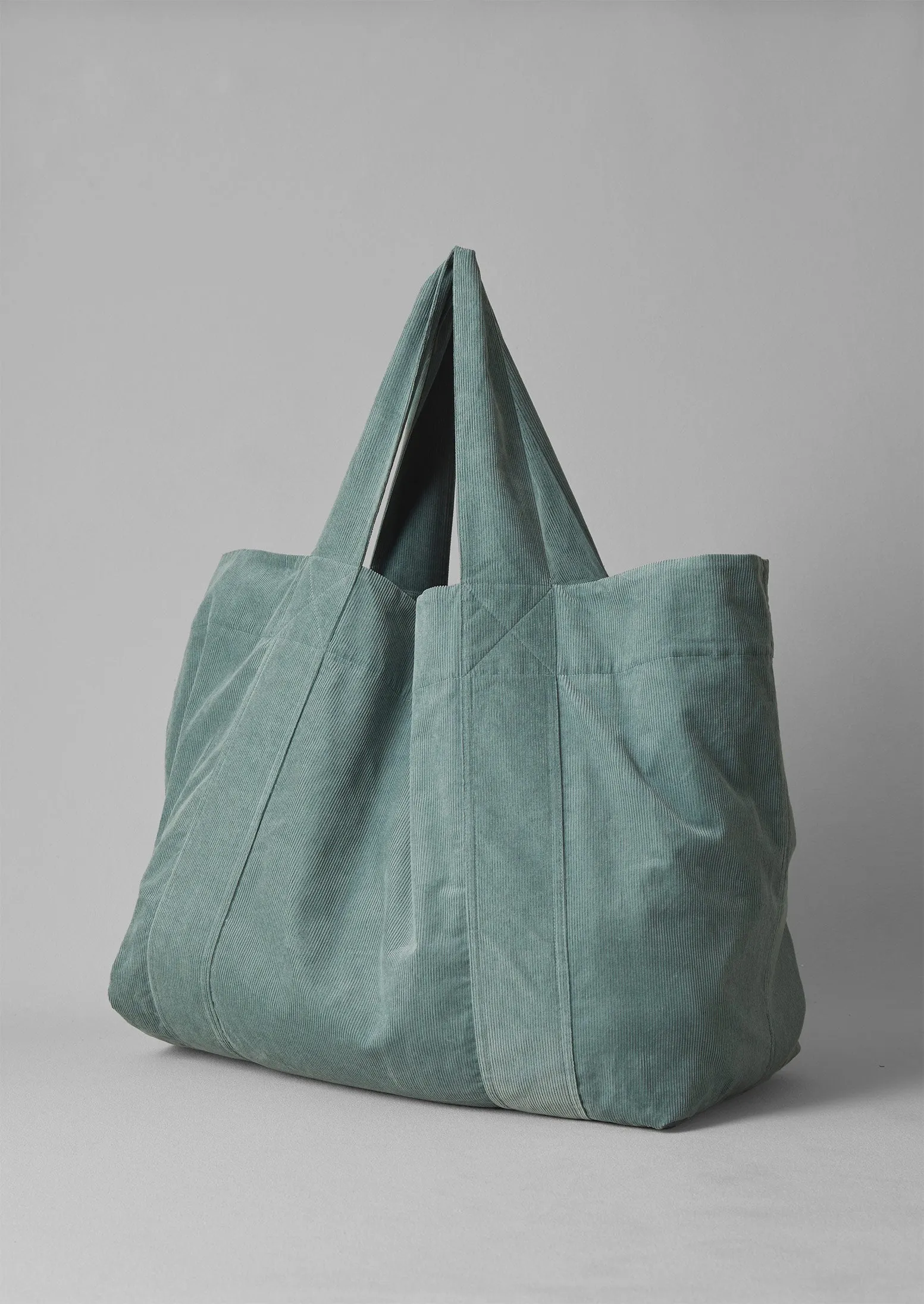 Organic Cord Lounge Bag | Dusty Blue sold by TOAST product image thumbnail 5