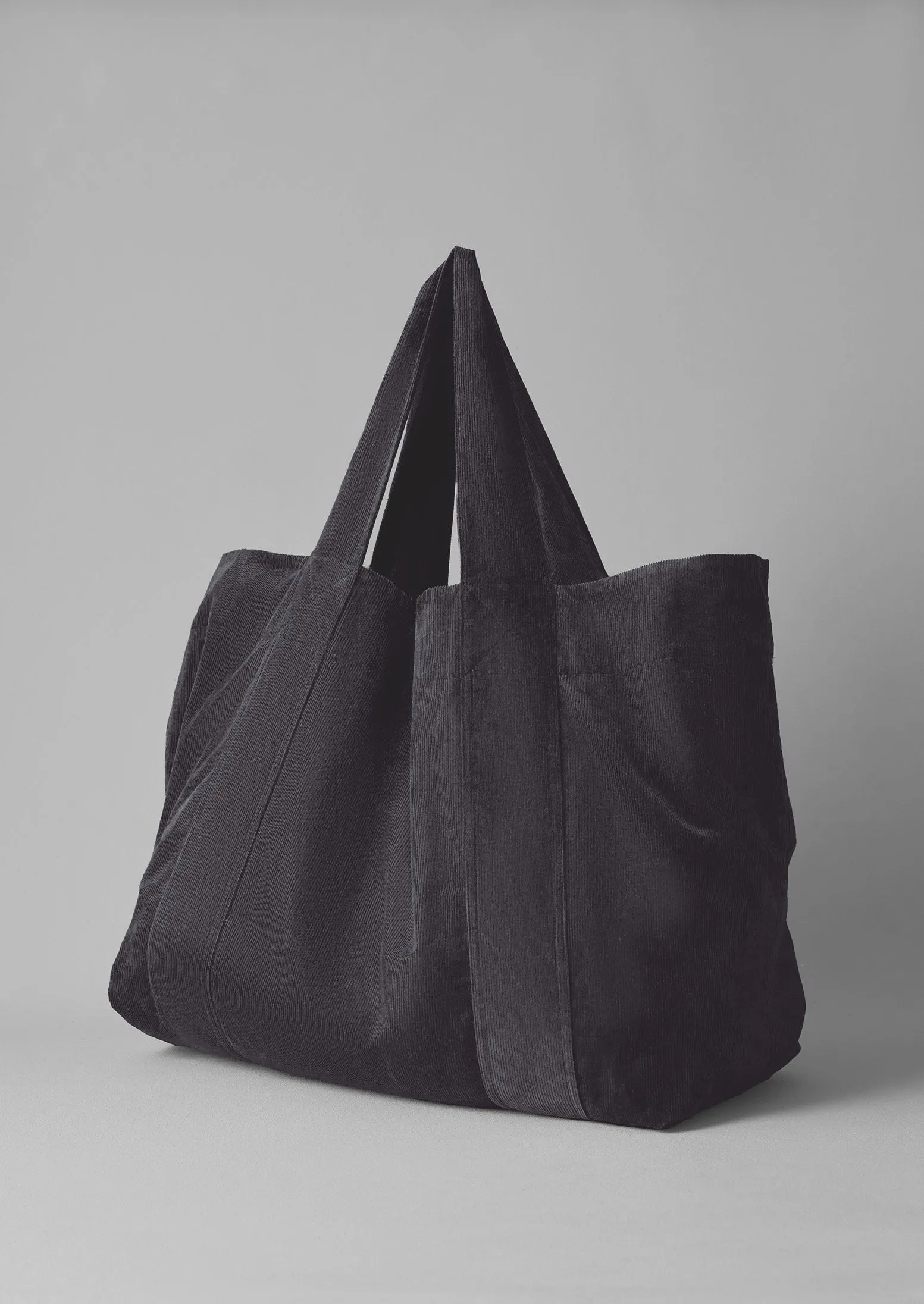 Organic Cord Lounge Bag | Charcoal sold by TOAST product image thumbnail 3